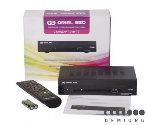 Ресивер цифровой эфирный Oriel 820 (DVB-T2)