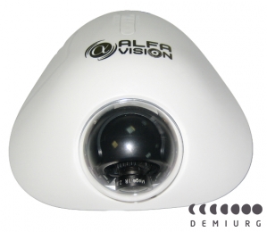 Видеокамера цветная IP купольная  AV-IPWD134F PoE 1.3 Мп с ИК подсветкой