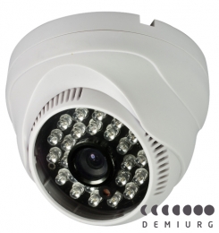 Видеокамера цветная купольная AV-D803CMF-IR 800 ТВЛ с ИК подсветкой