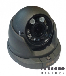 Видеокамера цветная купольная антивандальная AV-V1009EXV-IR(grey) 1000 ТВЛ с ИК подсветкой