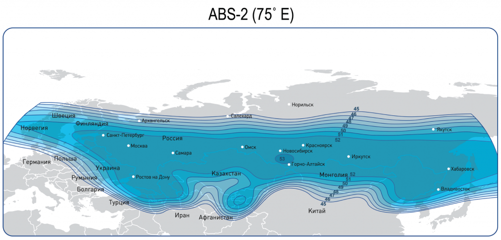 Спутнике abs. ABS 2 — 75 E зона покрытия. ABS 2 / 2a, 75° в.д. зона покрытия. ABS-2a Спутник. >ABS< 2#-2.